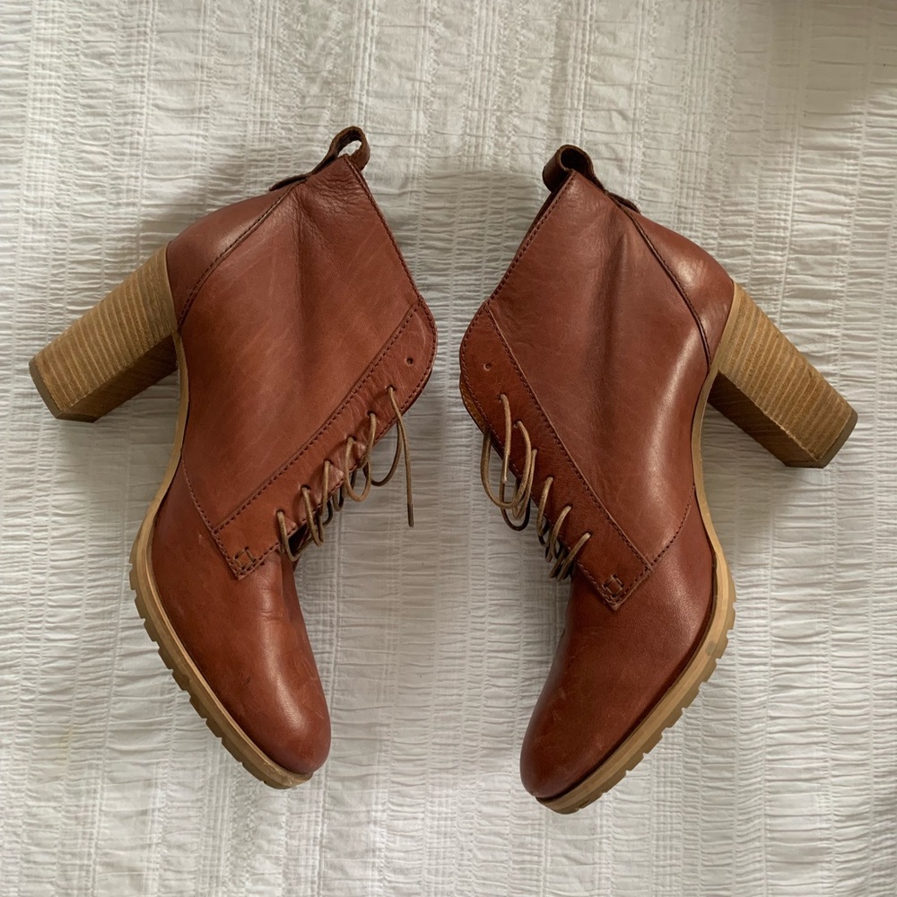Madewell Lace-Up Booties